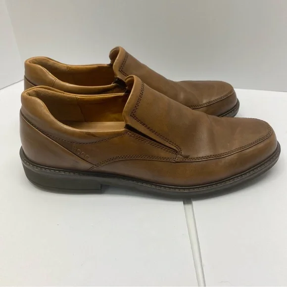 Ecco | Shoes | Ecco Holton Apron Toe Slip On Loafer Amber  display picture 1